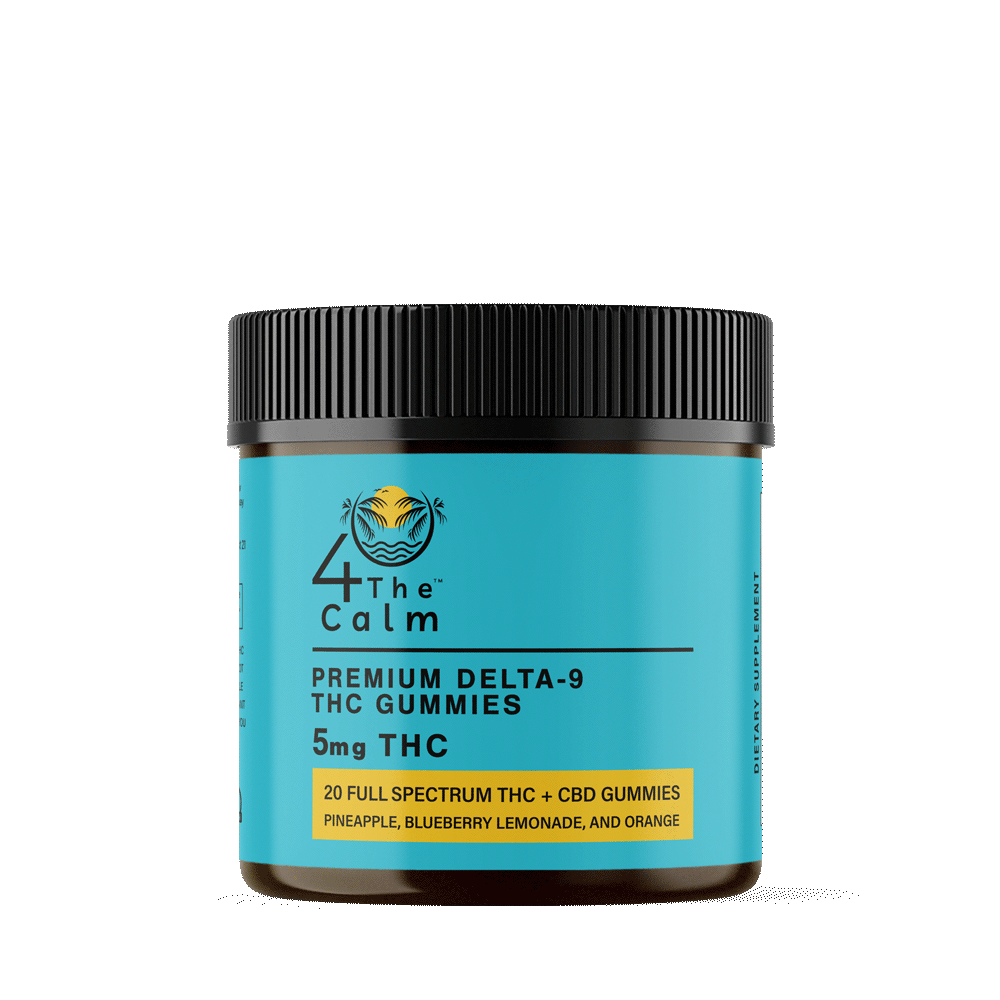 Full Spectrum CBD + 5mg THC Citrus Flavored Gummy | 20 Count